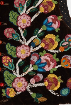 Ojibwe Floral Beaded Vest