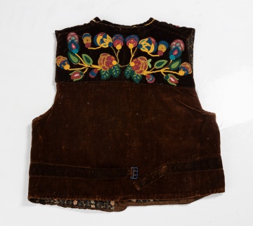 Ojibwe Floral Beaded Vest