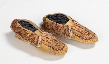 Iroquois Women's Beaded Moccasins