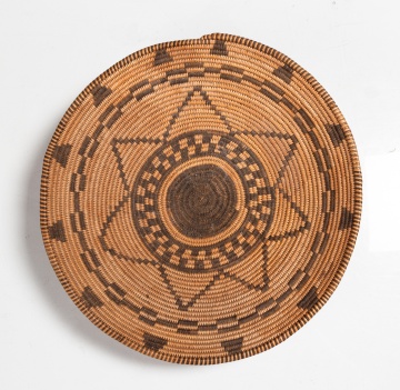 Pima Basket with Star Design