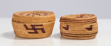Native American Makah Nootka Baskets