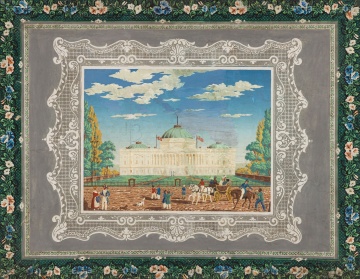 Fireplace Summer Board, East Front View of the United States Capitol Building