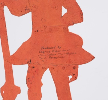 Musketeers Weathervane by Charles Fisher, York County, Pennsylvania