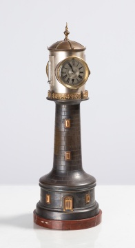 French Industrial Lighthouse Automated Clock
