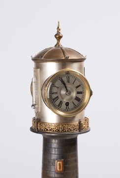 French Industrial Lighthouse Automated Clock