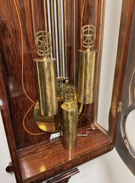 19th Century Rosewood Serpentine Grande Sonnerie Vienna Regulator, by Ludwig Hainz