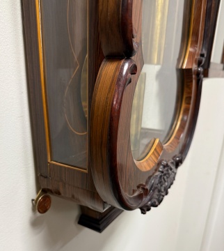 19th Century Rosewood Serpentine Grande Sonnerie Vienna Regulator, by Ludwig Hainz