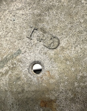 English Paper Mache Balloon Case Parlor Clock