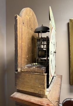 Federal Tall Case Clock with Rocking Ship Movement, Works by Simon Willard