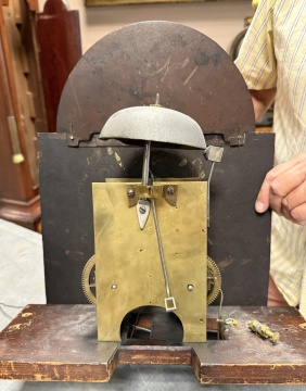 Federal Tall Case Clock with Rocking Ship Movement, Works by Simon Willard