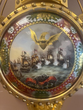 Fine & Rare Walter H. Durfee Girandole Clock