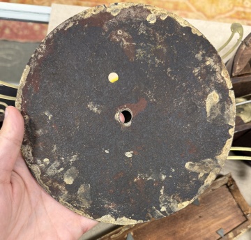 Federal Giltwood and Eglomise Banjo Clock