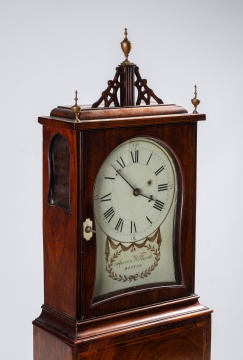 Aaron Willard, Boston Inlaid Mahogany Shelf Clock