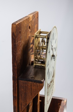 Aaron Willard, Boston Inlaid Mahogany Shelf Clock