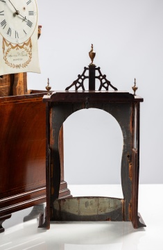 Aaron Willard, Boston Inlaid Mahogany Shelf Clock