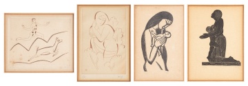 Four Eric Gill (1882-1940) Copper Engravings