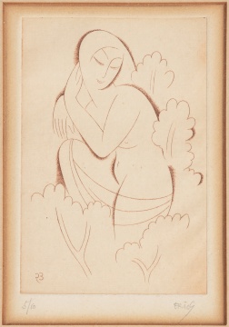 Four Eric Gill (1882-1940) Copper Engravings