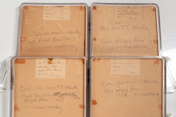 Four Eric Gill (1882-1940) Copper Engravings