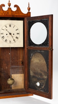 Extremely Rare Joseph Burritt, New York, Pillar & Scroll