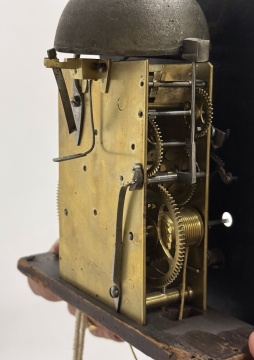 Rare Dwarf Grandfather Clock, Attributed to Joshua Wilder