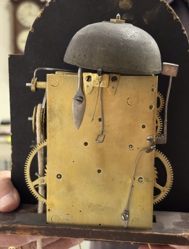 Rare Dwarf Grandfather Clock, Attributed to Joshua Wilder