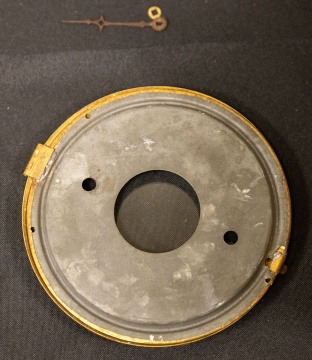 Rare Irenus Atkins Gilt Cased Mantel Clock