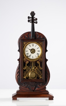 Fine & Rare Seth Thomas Violin Clock