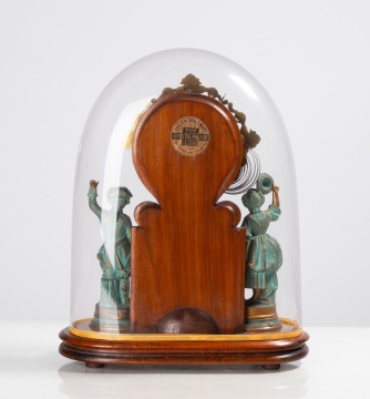Ansonia Crystal Palace Clock with Glass Dome