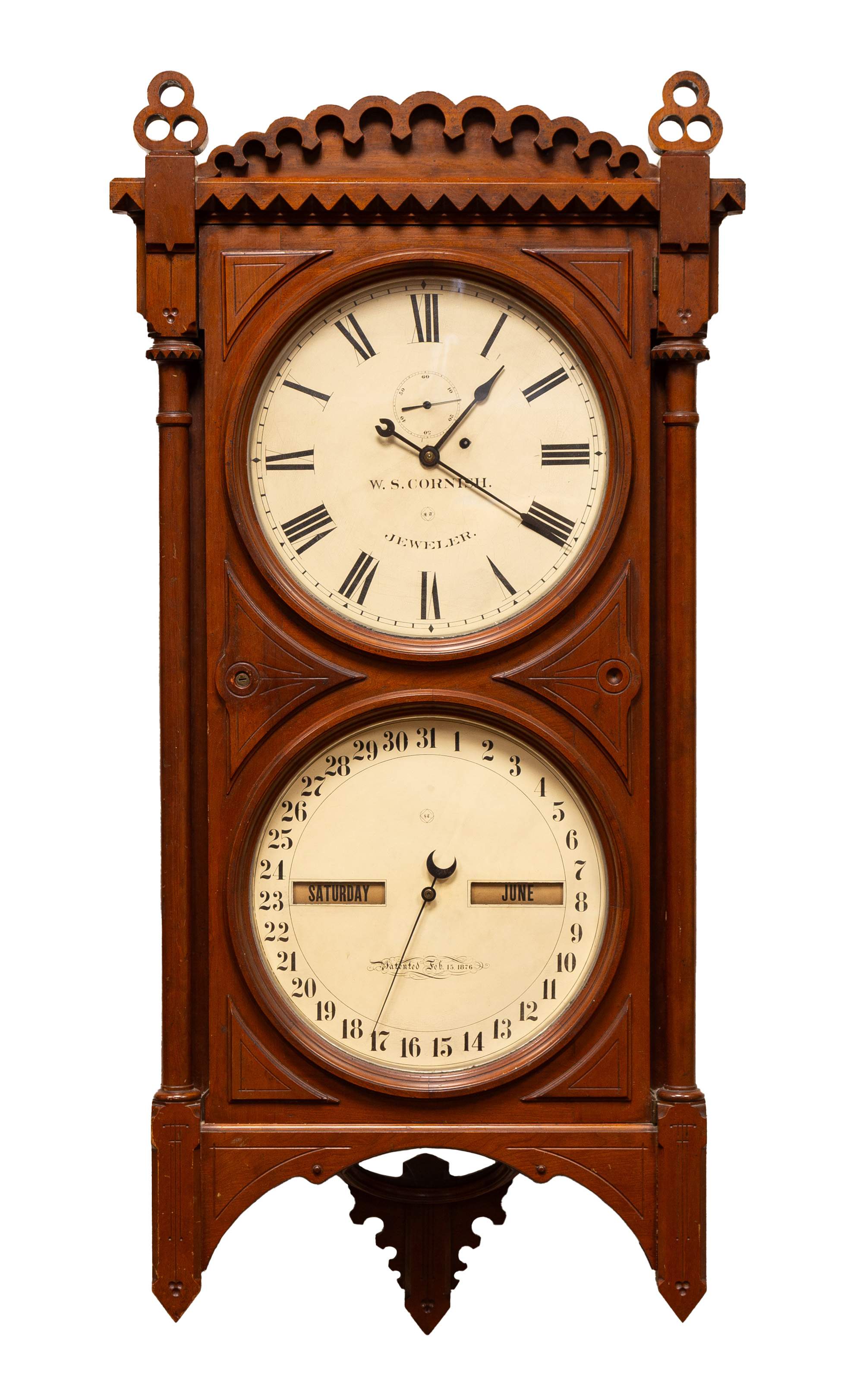 Seth Thomas Office Calendar No. 5 Wall Clock | Cottone Auctions