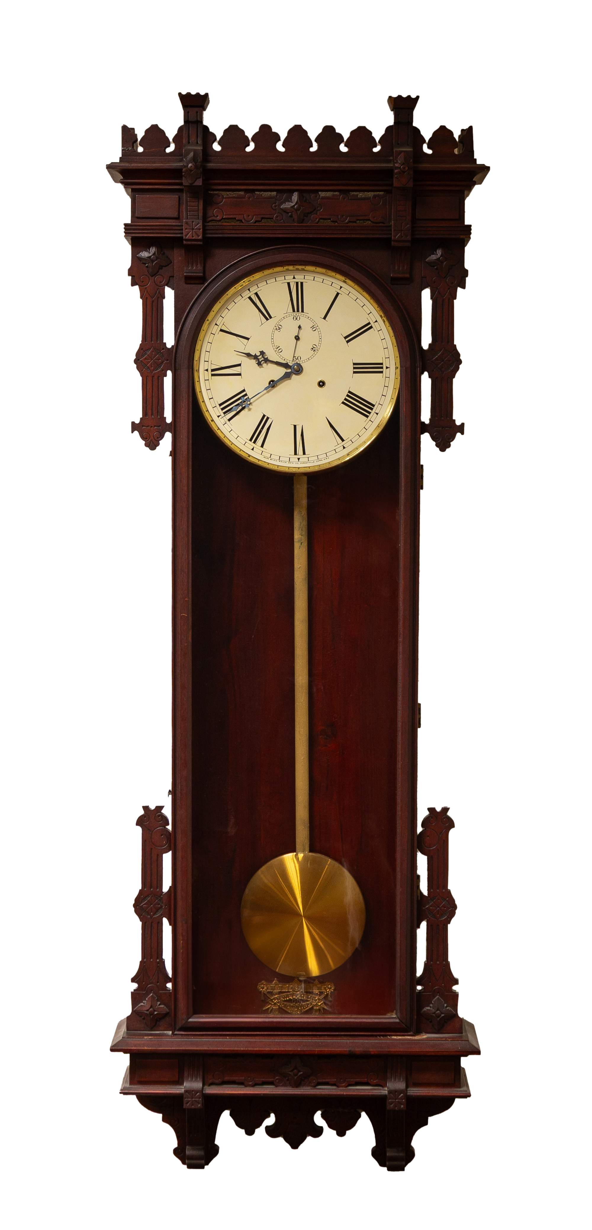 E. N. Welch Regulator No. 12 Wall Clock | Cottone Auctions