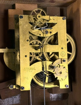 Seth Thomas No. 6 Office Calendar Wall Clock