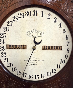 Ithaca Bank Calendar No. 2 Wall Clock