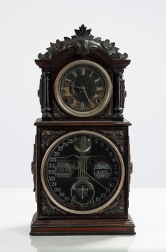 Ithaca Parlor Calendar No. 3 1/2 Shelf Clock