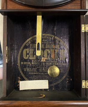 Welch Spring & Co. Calendar Clock
