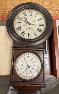 Welch Spring & Co. Calendar Clock