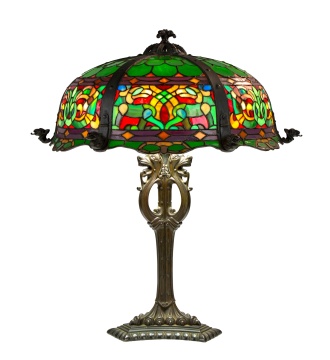 Fine & Rare Duffner & Kimberly Viking Lamp