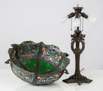 Fine & Rare Duffner & Kimberly Viking Lamp