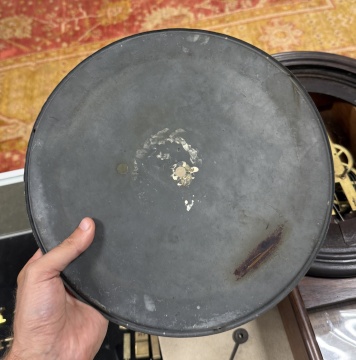 Welch Spring & Co. Round Top Drop Regulator Wall Clock