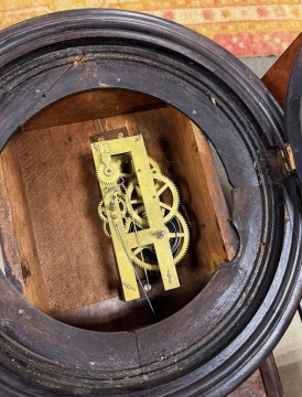 Welch Spring & Co. Round Top Drop Regulator Wall Clock