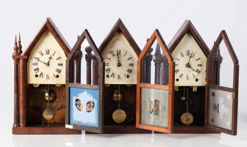 Three Steeple Clocks