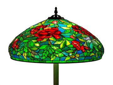 Fine & Rare Duffner & Kimberly Peony Floor Lamp