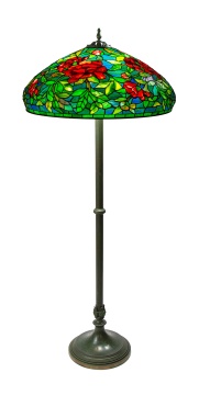 Fine & Rare Duffner & Kimberly Peony Floor Lamp