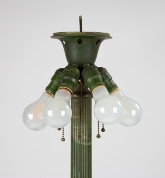 Fine & Rare Duffner & Kimberly Peony Floor Lamp