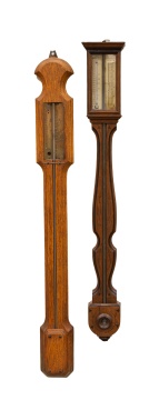 Oak Barometer & Taylor Bros., Rochester, NY Barometer