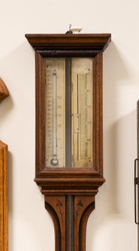 Oak Barometer & Taylor Bros., Rochester, NY Barometer