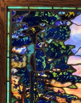 Leaded Glass Landscape Window