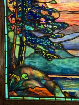 Leaded Glass Landscape Window