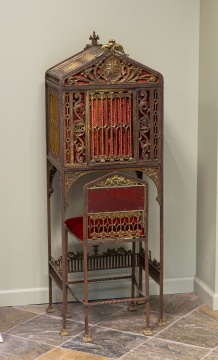 Attributed to Oscar Bach, Telephone Stand / Cabinet