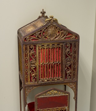 Attributed to Oscar Bach, Telephone Stand / Cabinet