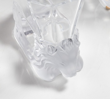 Lalique Azteca, Venise Vases, & Aries Compote